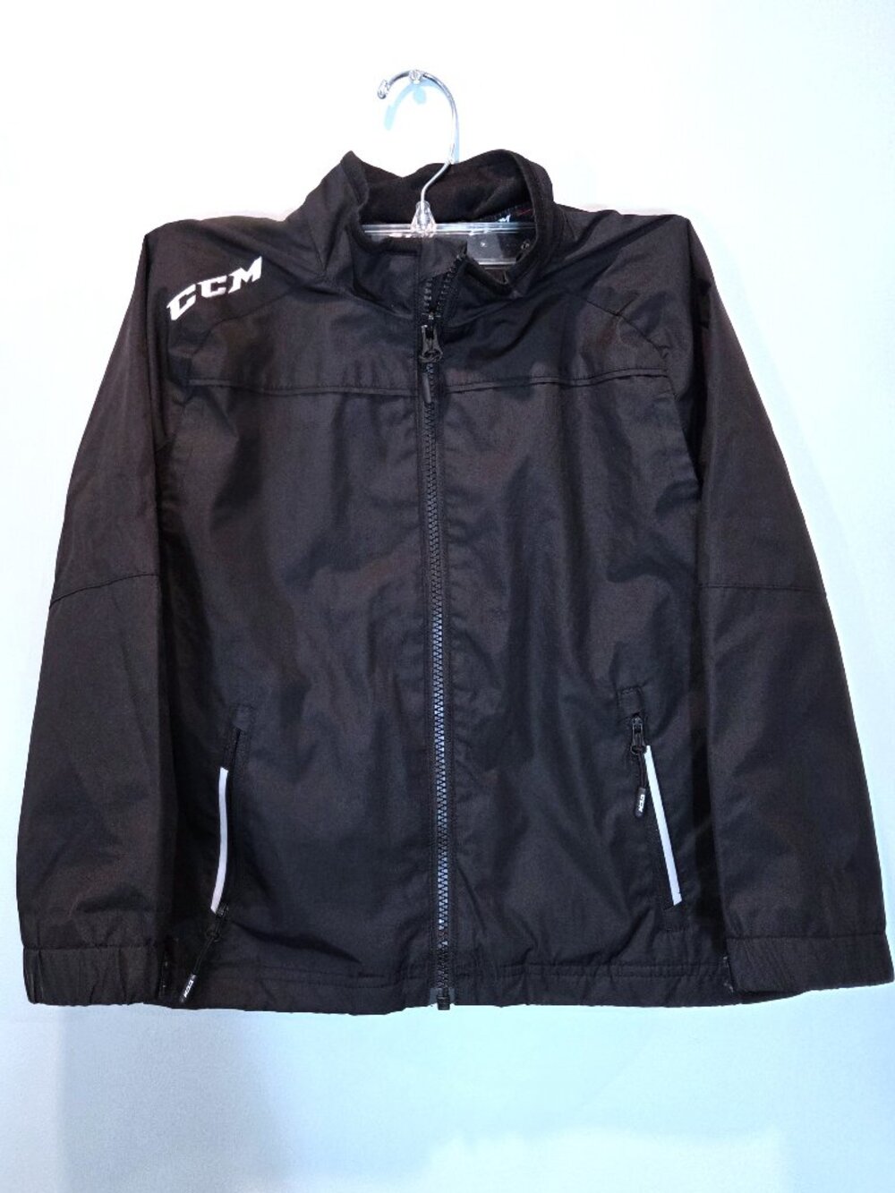 NWOT CCM Black Youth Lightweight Jacket Size XS